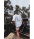 T-shirt oversize unisexe "HEARTBEAT"