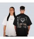 T-shirt oversize unisexe "HEARTBEAT"