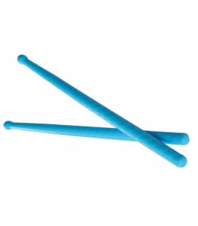 GRIP STIX 15 Long BLUE with Black Non-Slip Grip Drumsticks - Ideal for All  Drumming; Cardio, Fitness, Aerobic & Workout Exercises