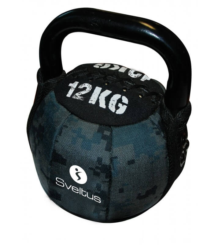 Kettlebell 12 Kg Rouge - Poids Libre Fitness Musculation à Domicile