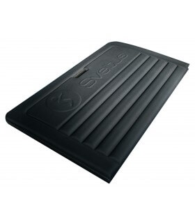 Esterilla plegable negra 190x90 cm