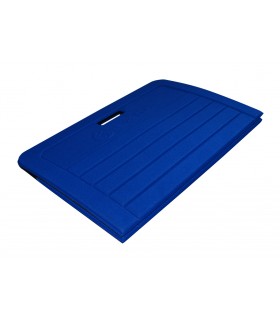 Opvouwbaar tapijt blauw 140x60 cm