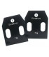 Steel plate with handles 7 kg x2