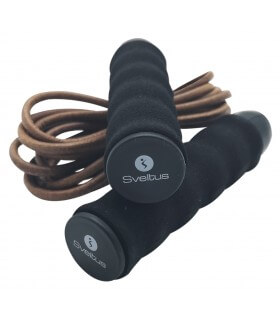 Corde à sauter cuir lestable