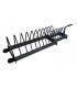 Plates rack with castors