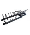 Plates rack with castors