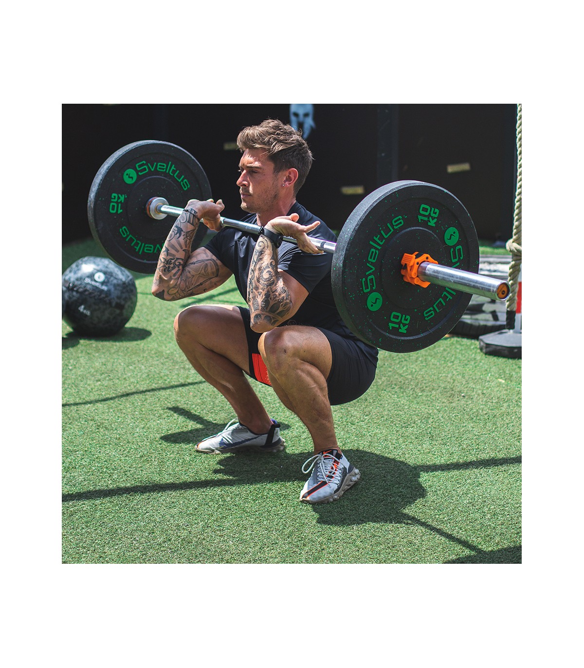 Jx Fitness Supporto Multifunzione, Rastrelliera Per Bilanciere, Altezza Regolabile, Per Casa, Palestra, Sollevamento Pesi, Panca Per Sollevamento Pesi, Stazione Di Spinta Portatile - Foto 10