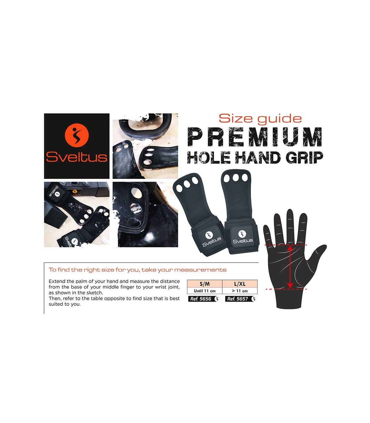 Premium hole hand grip L/XL x2