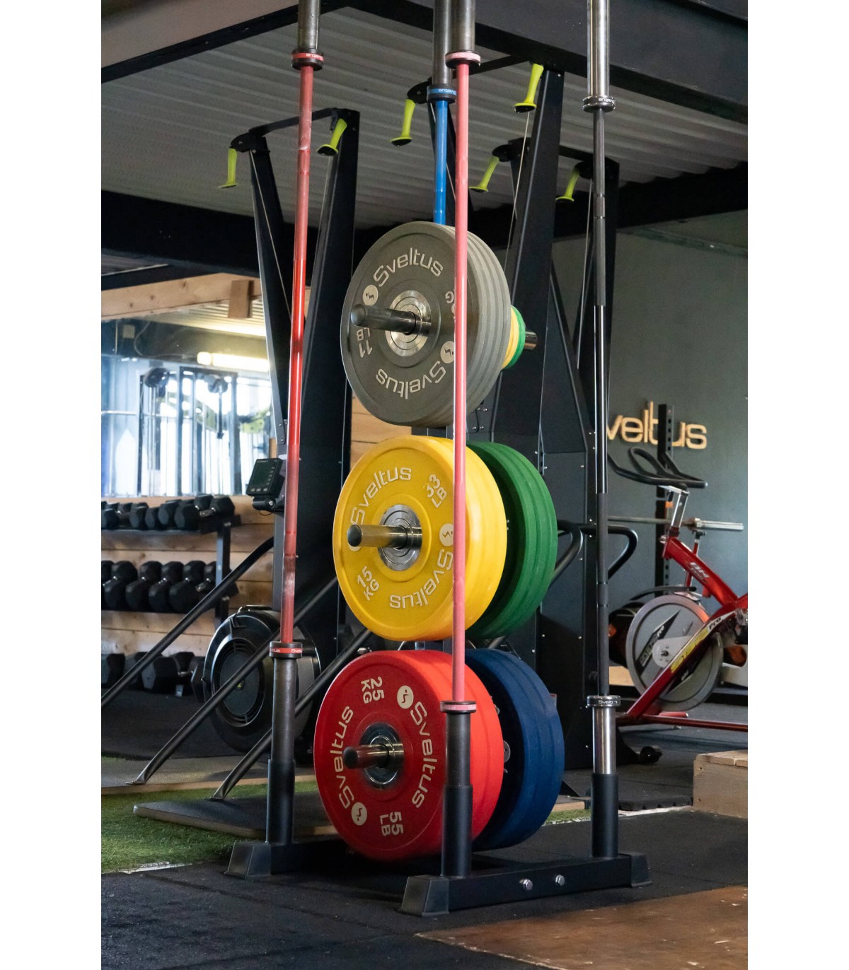 Gym bar and plates sale