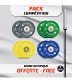 Pack compétition + barre olympique V2 offerte