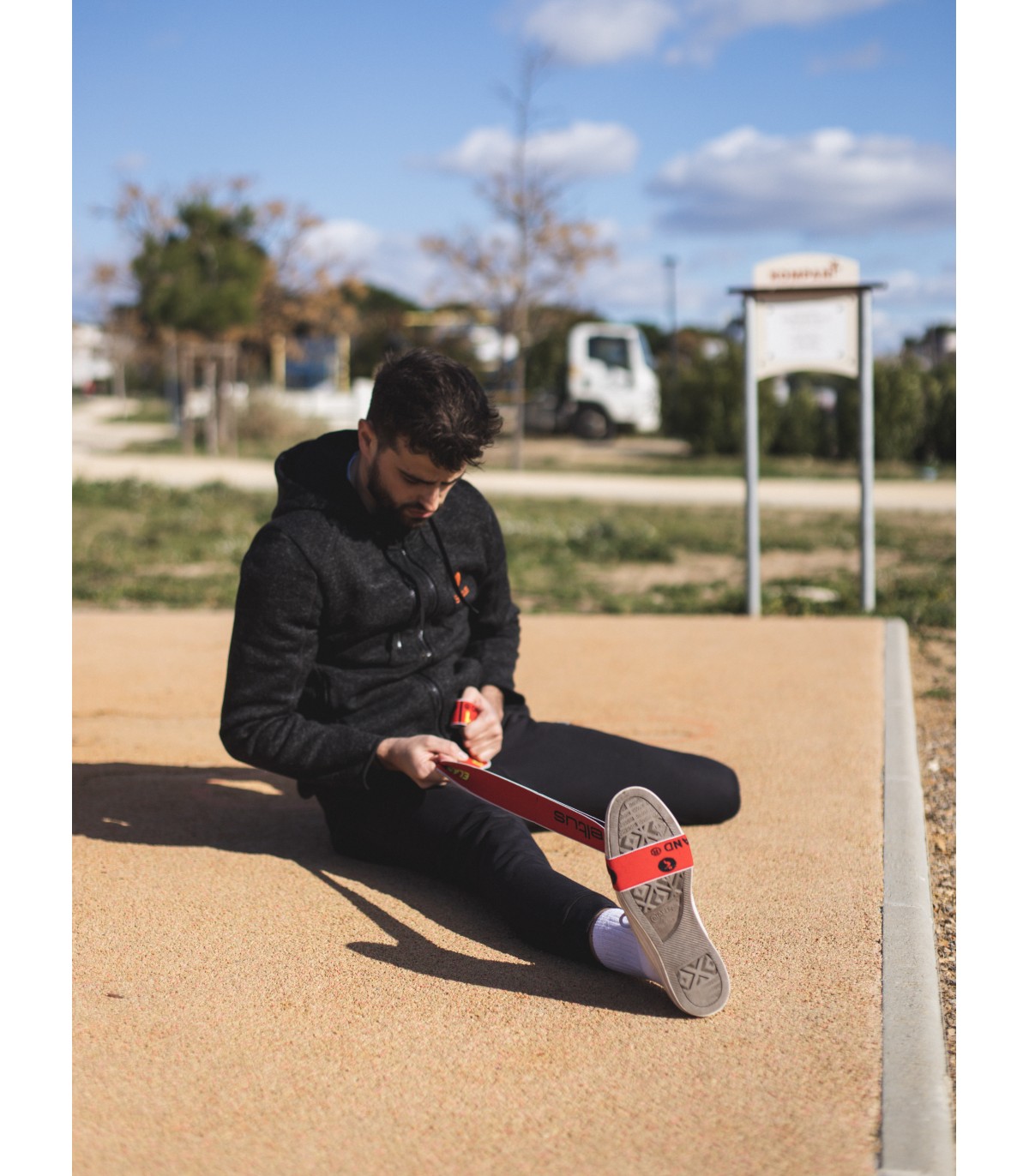 Elastiband 10kg red Elastic resistance band