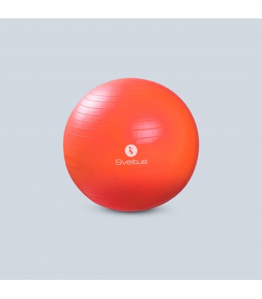 Ballon De Gym Sveltus 55 Cm Orange - Anti-Explosion Pour Pilates, Fitness Et Renforcement Musculaire