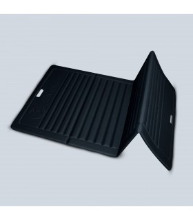 Tappeto pieghevole nero 190x90 cm