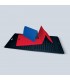 Tapis pliable bleu 140x60 cm