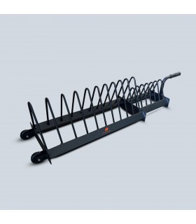 Plates rack with castors