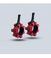 Aluminium stop disc red Ø51 mm x2