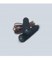 Weighted leather skipping rope