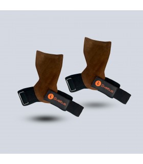 No hole leather hand grip